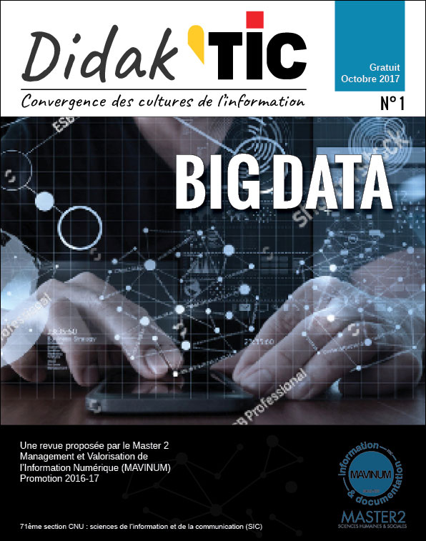 Numéro 1 Didak'TIC Big Data